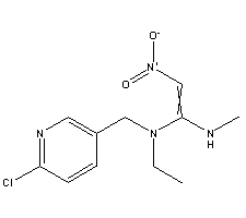 120738-89-8;150824-47-8 (E)-N-((  6-Chloro-3-pyridinyl)methyl)-N-ethyl-N'-methyl-2-nitro-1,1-ethenediamine